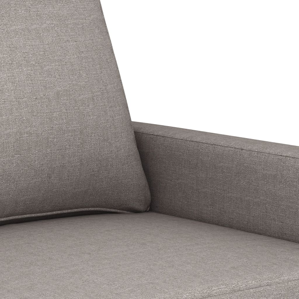 Tweezitsbank 120 cm stof taupe