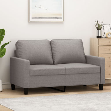 Tweezitsbank 120 cm stof taupe