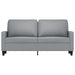 Tweezitsbank 140 cm stof lichtgrijs