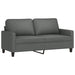 Tweezitsbank 140 cm stof donkergrijs