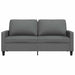 Tweezitsbank 140 cm stof donkergrijs