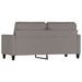Tweezitsbank 140 cm stof taupe