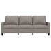 Driezitsbank 180 cm stof taupe