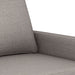 Driezitsbank 180 cm stof taupe
