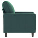 Fauteuil 60 cm fluweel donkergroen
