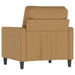 Fauteuil 60 cm fluweel bruin