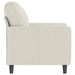 Fauteuil 60 cm fluweel crèmekleurig