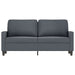 Tweezitsbank 140 cm fluweel donkergrijs