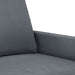 Tweezitsbank 140 cm fluweel donkergrijs