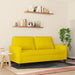 Tweezitsbank 140 cm fluweel geel