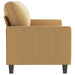 Driezitsbank 180 cm fluweel bruin