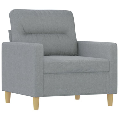 Fauteuil 60 cm stof lichtgrijs