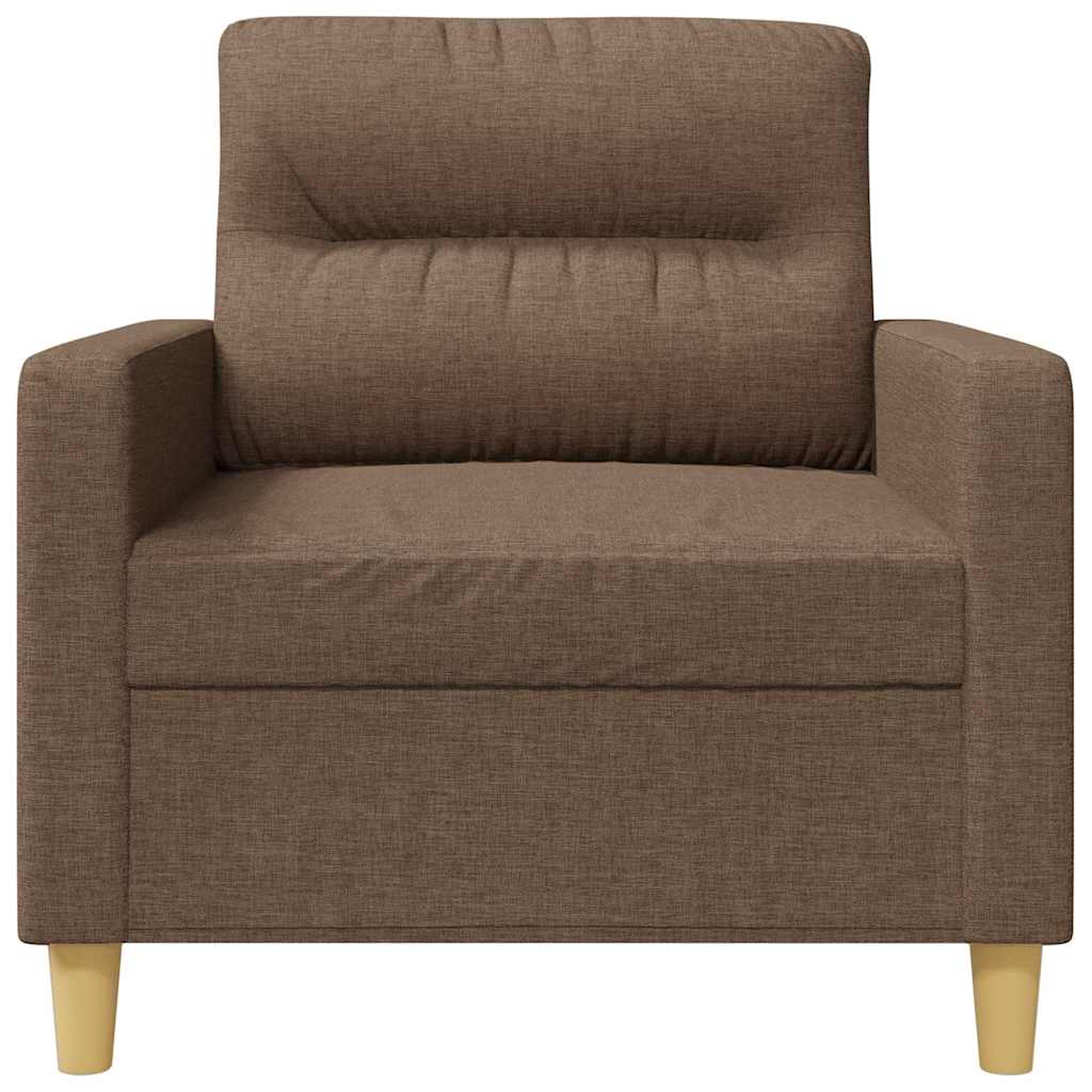 Fauteuil 60 cm stof bruin