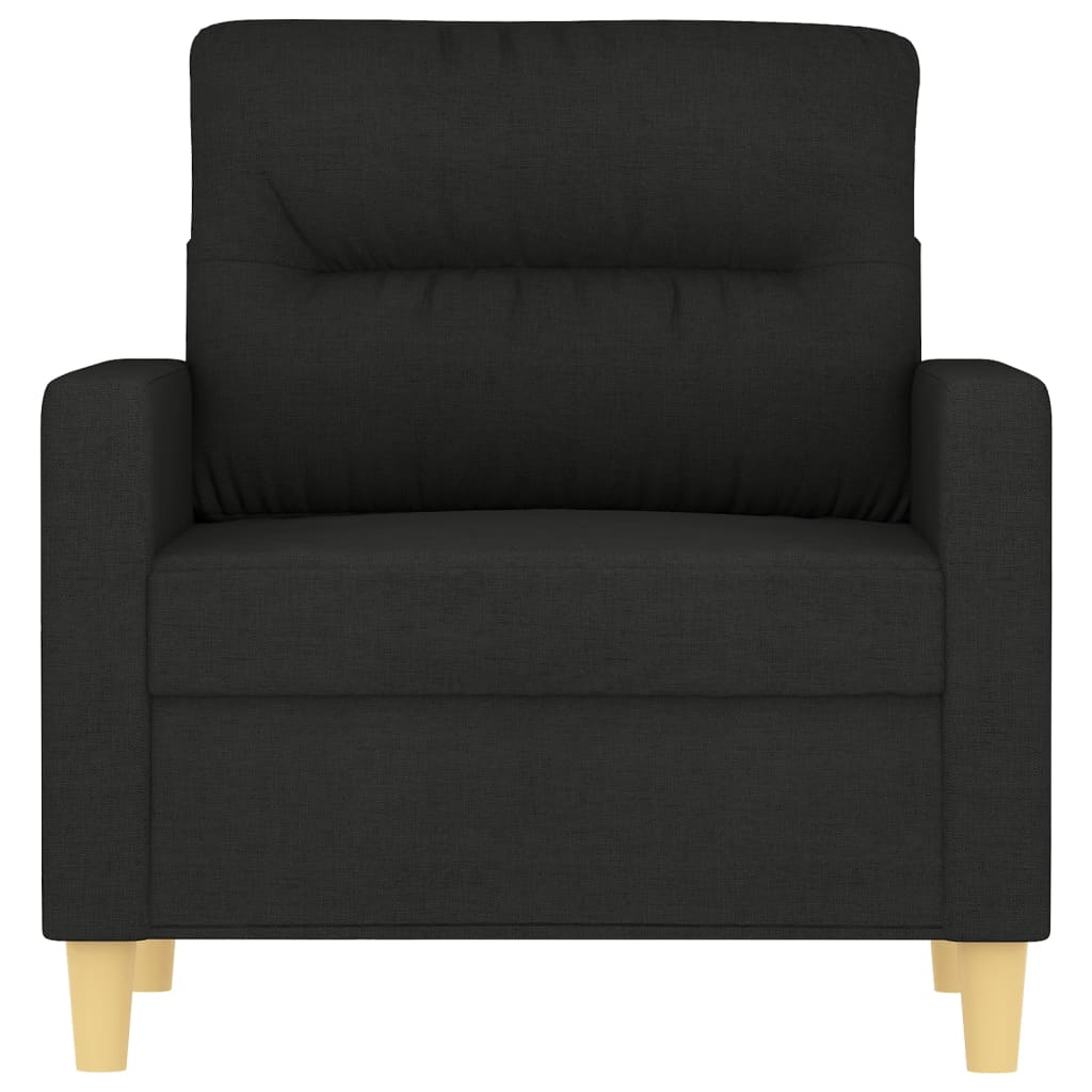 Fauteuil 60 cm stof zwart