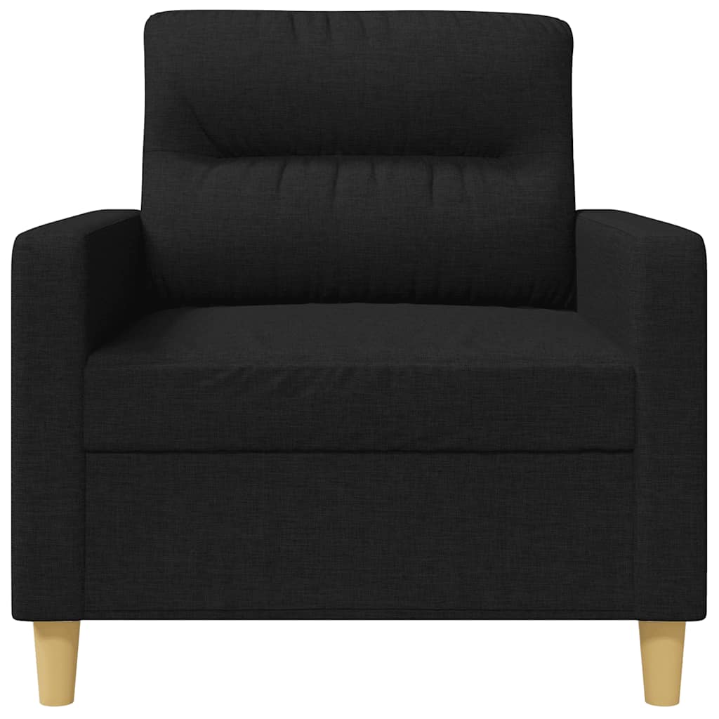 Fauteuil 60 cm stof zwart
