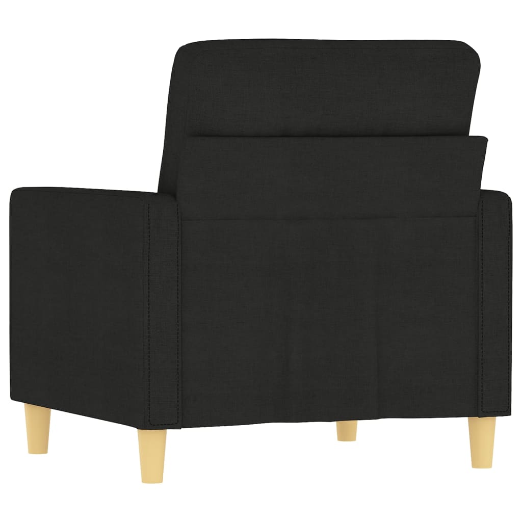 Fauteuil 60 cm stof zwart