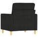 Fauteuil 60 cm stof zwart
