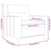 Fauteuil 60 cm stof wijnrood