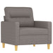 Fauteuil 60 cm stof taupe