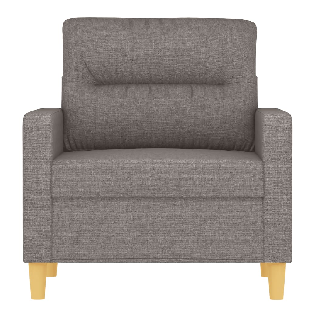 Fauteuil 60 cm stof taupe