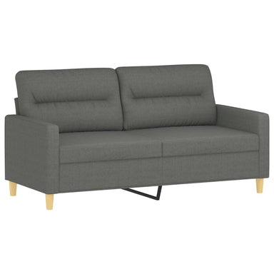 Tweezitsbank 140 cm stof donkergrijs