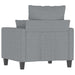 Fauteuil 60 cm stof lichtgrijs