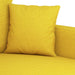 Fauteuil 60 cm stof lichtgeel