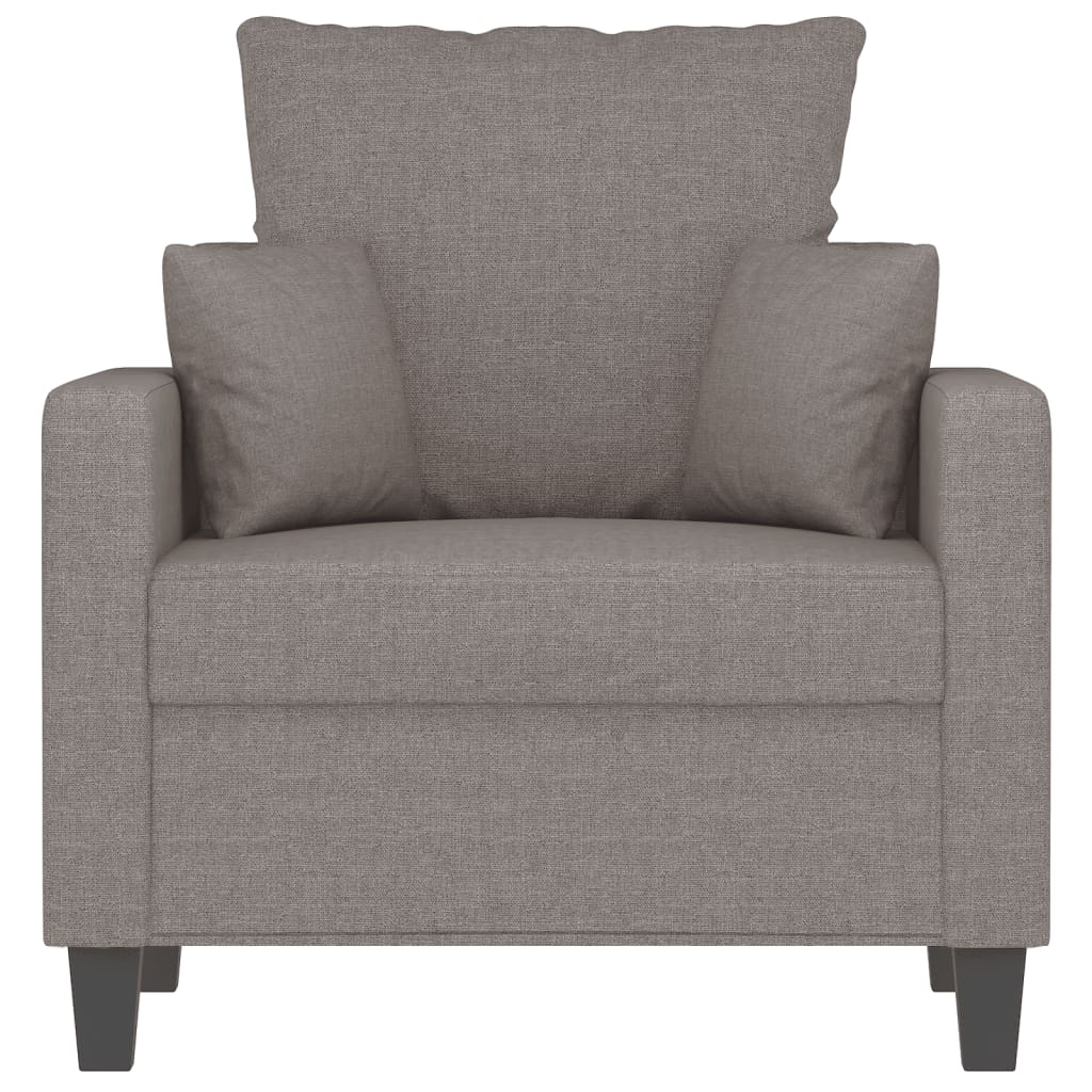 Fauteuil 60 cm stof taupe
