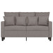 Tweezitsbank 120 cm stof taupe
