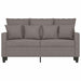 Tweezitsbank 120 cm stof taupe