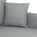 Tweezitsbank 140 cm stof lichtgrijs