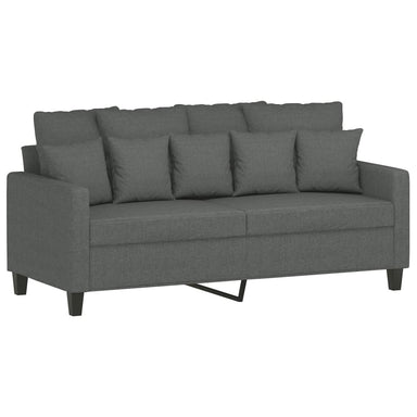 Tweezitsbank 140 cm stof donkergrijs