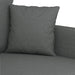 Tweezitsbank 140 cm stof donkergrijs