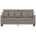 Tweezitsbank 140 cm stof taupe
