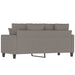 Tweezitsbank 140 cm stof taupe
