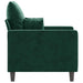Fauteuil 60 cm fluweel donkergroen
