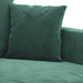 Fauteuil 60 cm fluweel donkergroen