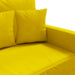 Fauteuil 60 cm fluweel geel
