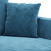 Fauteuil 60 cm fluweel blauw