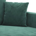 Tweezitsbank 140 cm fluweel donkergroen