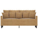 Tweezitsbank 140 cm stof bruin