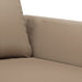 Fauteuil 60 cm kunstleer cappuccinokleurig
