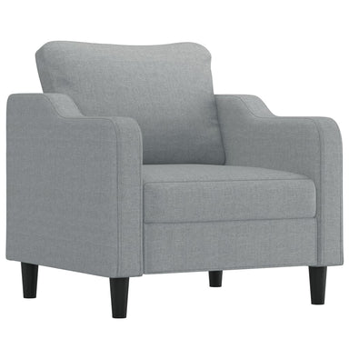 Fauteuil 60 cm stof lichtgrijs