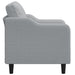 Fauteuil 60 cm stof lichtgrijs