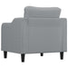 Fauteuil 60 cm stof lichtgrijs