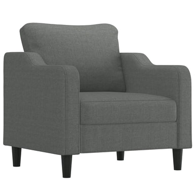 Fauteuil 60 cm stof donkergrijs