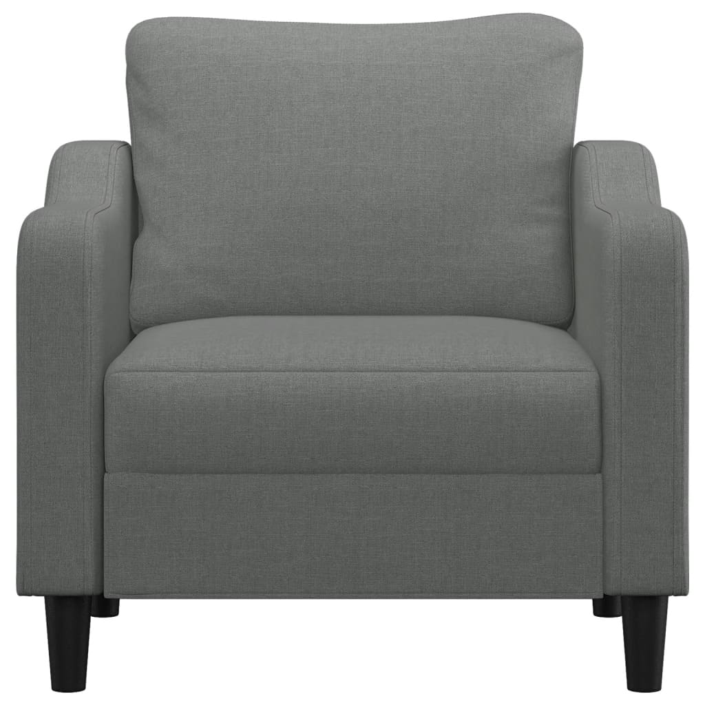 Fauteuil 60 cm stof donkergrijs