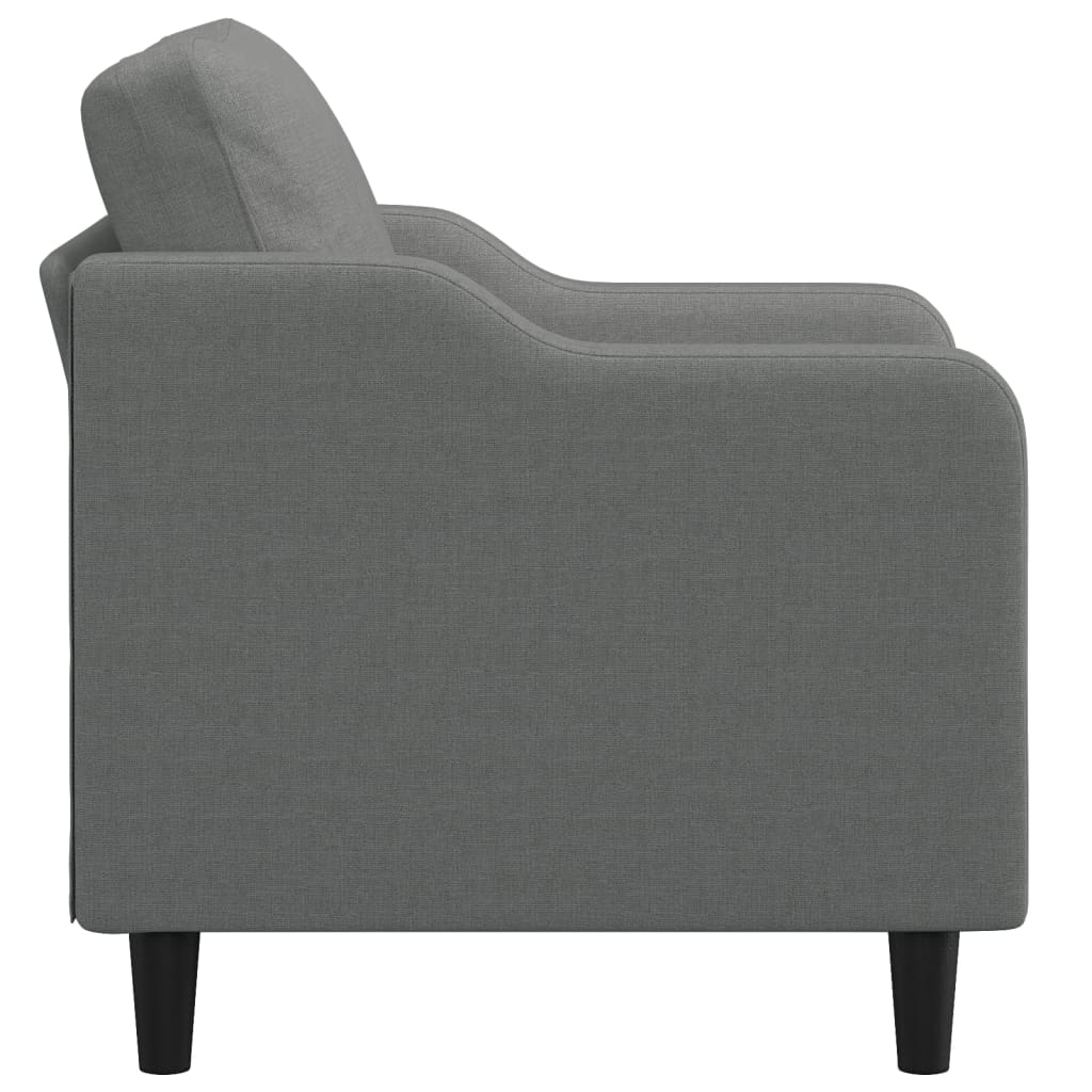 Fauteuil 60 cm stof donkergrijs