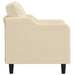 Fauteuil 60 cm stof crèmekleurig