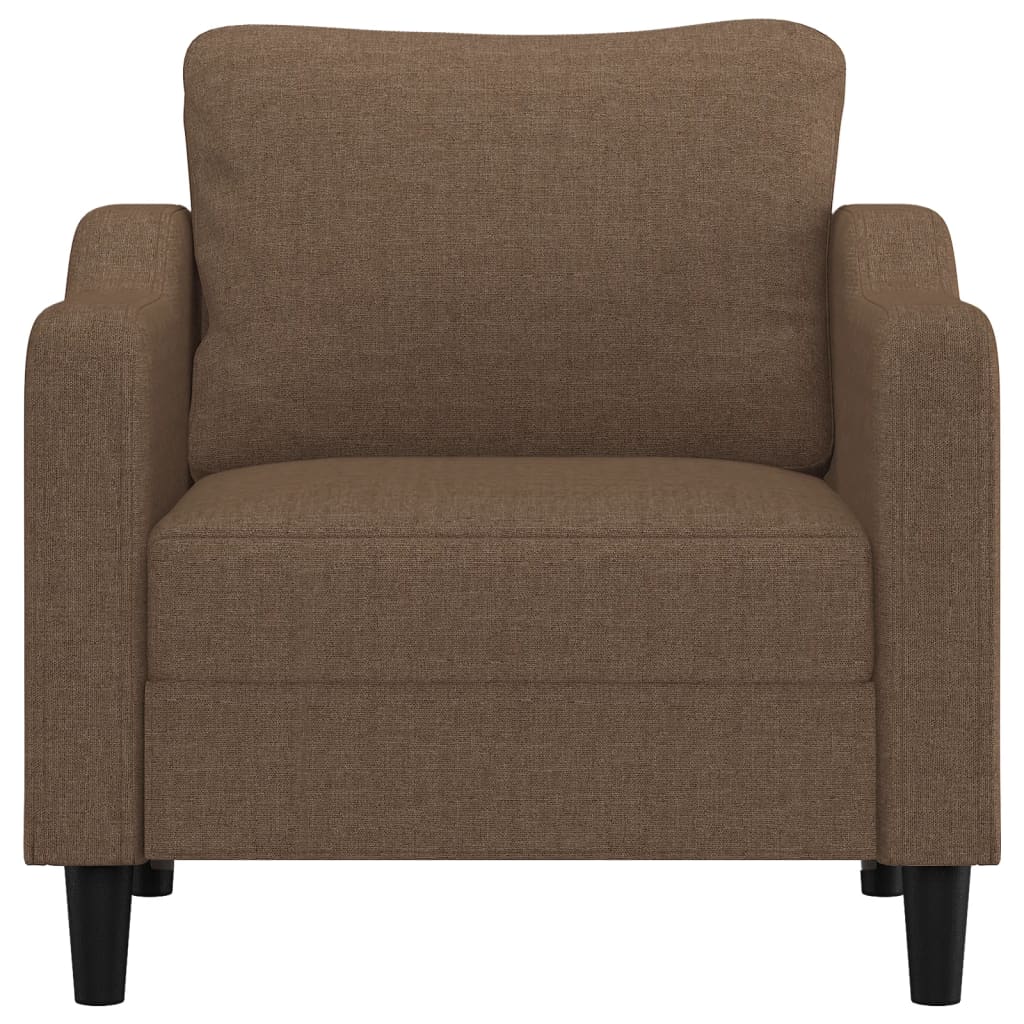 Fauteuil 60 cm stof bruin